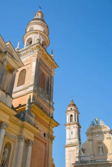 Framed Print : View of medieval Basilique Saint Michel, Menton, Alpes-Maritimes, Cote d Azur, Provence Framed Print : View of medieval Basilique Saint Michel, Menton, Alpes-Maritimes, Cote d Azur, Provence