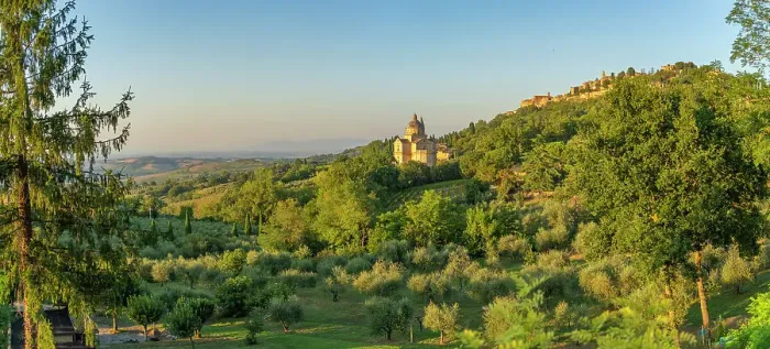 Framed Print : View of medieval hilltop town of Montepulciano, Montepulciano, Province of Siena, Tuscany, Italy, Europe Framed Print : View of medieval hilltop town of Montepulciano, Montepulciano, Province of Siena, Tuscany, Italy, Europe