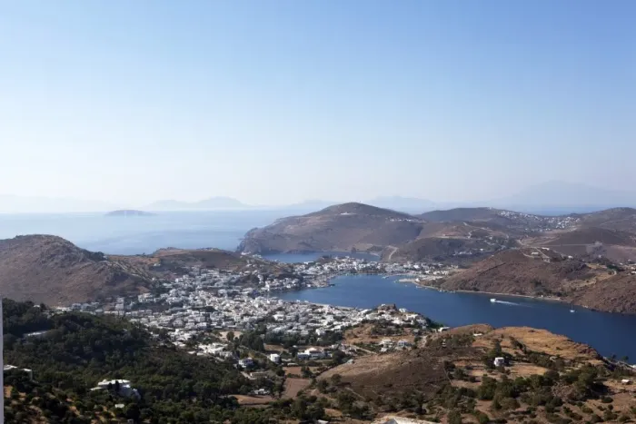 Framed Print : View from the Monastery of St. John the Evangelist, Patmos, Dodecanese, Greek Islands, Greece, Europe Framed Print : View from the Monastery of St. John the Evangelist, Patmos, Dodecanese, Greek Islands, Greece, Europe