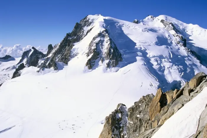 Framed Print : View to Mont Blanc, Aiguille du Midi, Chamonix, Haute-Savoie, Rhone-Alpes, France, Europe Framed Print : View to Mont Blanc, Aiguille du Midi, Chamonix, Haute-Savoie, Rhone-Alpes, France, Europe