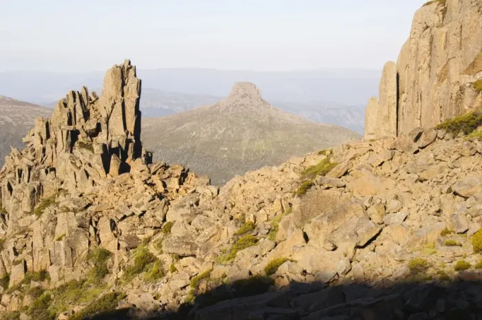Framed Print : View from Mount Ossa, 1617m, Tasmanias highest mountain on the Overland Track Framed Print : View from Mount Ossa, 1617m, Tasmanias highest mountain on the Overland Track