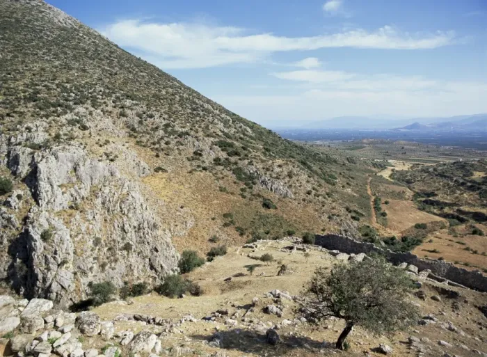 Framed Print : View from Mycenae Framed Print : View from Mycenae