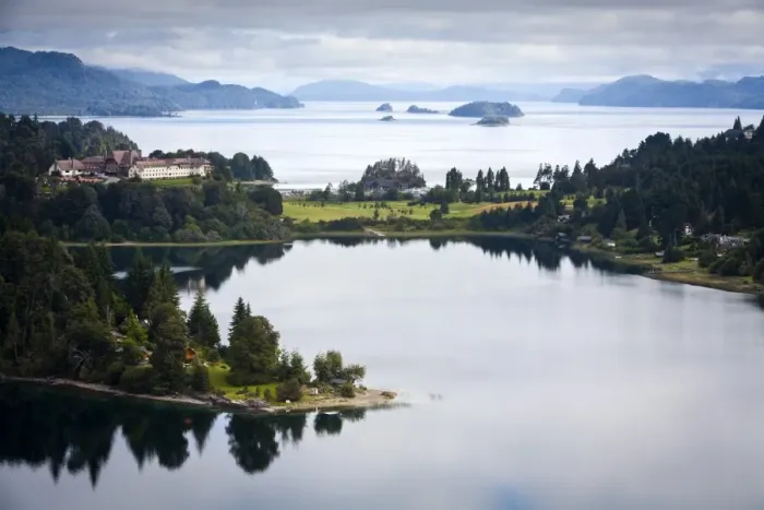 Framed Print : View over Nahuel Huapi lake and Llao Llao hotel near Bariloche, Lake District, Patagonia, Argentina, South America Framed Print : View over Nahuel Huapi lake and Llao Llao hotel near Bariloche, Lake District, Patagonia, Argentina, South America