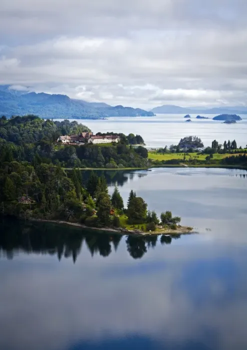 Framed Print : View over Nahuel Huapi lake and Llao Llao hotel near Bariloche, Lake District, Patagonia, Argentina, South America Framed Print : View over Nahuel Huapi lake and Llao Llao hotel near Bariloche, Lake District, Patagonia, Argentina, South America