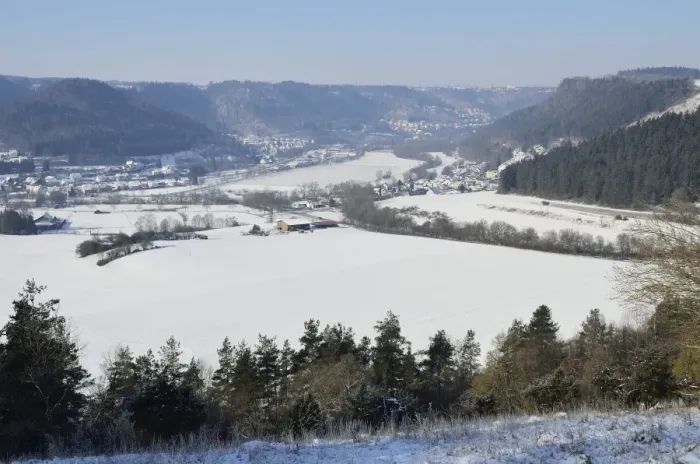 Framed Print : View of Neckartal (Neckar Valley) in winter, near Oberndorf, Baden-Wurttemberg, Germany, Europe Framed Print : View of Neckartal (Neckar Valley) in winter, near Oberndorf, Baden-Wurttemberg, Germany, Europe