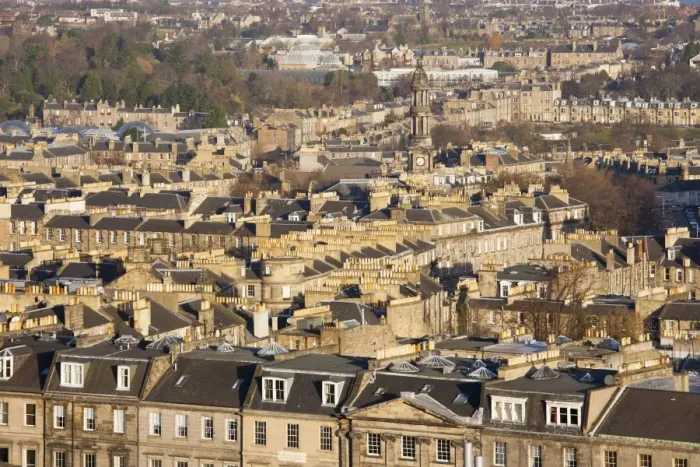 Framed Print : View over New Town rooftops from Calton Hill, Edinburgh, City of Edinburgh, Scotland Framed Print : View over New Town rooftops from Calton Hill, Edinburgh, City of Edinburgh, Scotland
