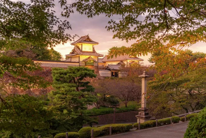 Framed Print : View of Nezumita-mon Gate, entrance to Kanazawa Castle and Park at sunset, Kanazawa City, Ishikawa Prefecture, Honshu, Japan Framed Print : View of Nezumita-mon Gate, entrance to Kanazawa Castle and Park at sunset, Kanazawa City, Ishikawa Prefecture, Honshu, Japan
