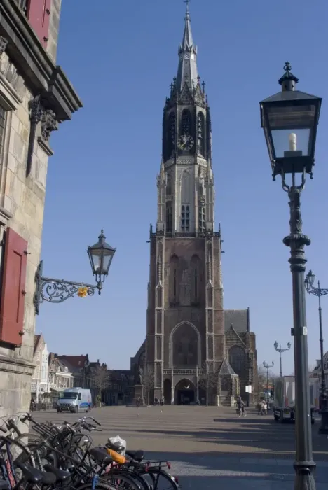 Framed Print : View of the Nieuwe Kerk (New Church) on the Market Square, Delft, Netherlands, Europe Framed Print : View of the Nieuwe Kerk (New Church) on the Market Square, Delft, Netherlands, Europe