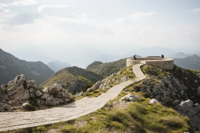 Framed Print : View from Njegos Mausoleum, Lovcen National Park, Montenegro, Europe Framed Print : View from Njegos Mausoleum, Lovcen National Park, Montenegro, Europe