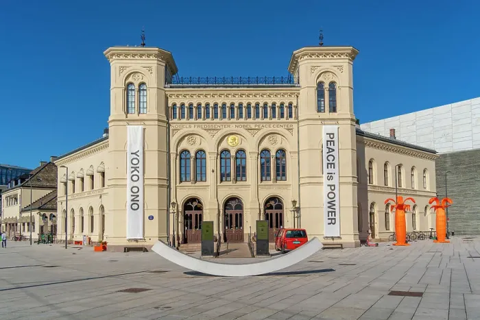 Framed Print : View of Nobel Peace Center and museum, Oslo, Norway, Scandinavia, Europe