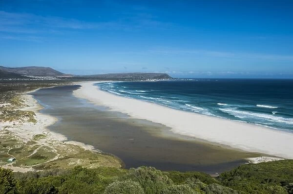 View over Noordhoek beach, Chapmans Peak, Cape of Good Hope, South Africa, Africa