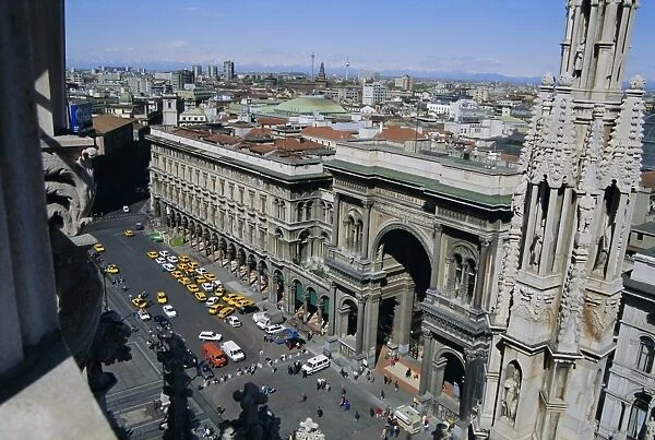 View north west from the roof of the Duomo (cathedral)