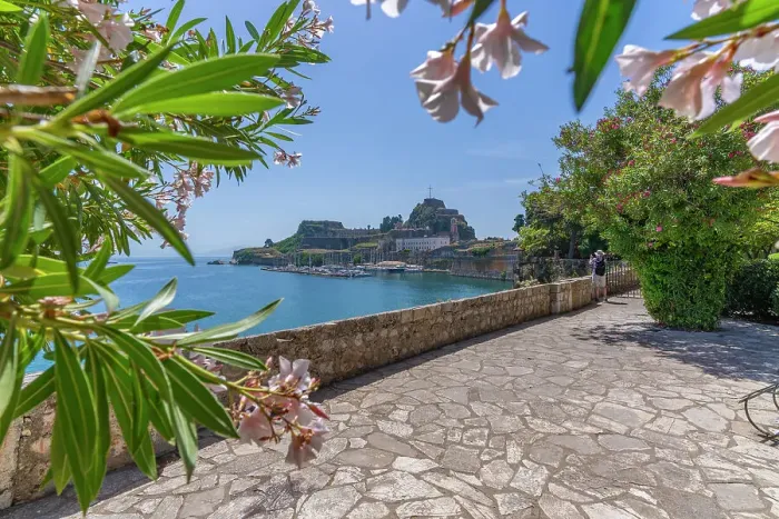 Framed Print : View of Old Fortress of Corfu in Corfu Town, UNESCO World Heritage Site, Corfu, Ionian Sea, Greek Islands, Greece, Europe Framed Print : View of Old Fortress of Corfu in Corfu Town, UNESCO World Heritage Site, Corfu, Ionian Sea, Greek Islands, Greece, Europe