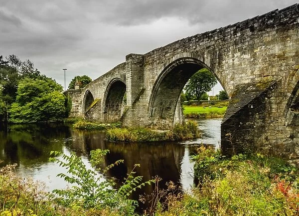 View of the Old Stirling Bridge, Stirling, Scotland, United Kingdom, Europe