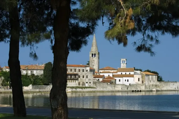 Framed Print : View over old town and Basilica of Euphrasius, UNESCO World Heritage Site, Porec, Istria, Croatia, Adriatic, Europe Framed Print : View over old town and Basilica of Euphrasius, UNESCO World Heritage Site, Porec, Istria, Croatia, Adriatic, Europe