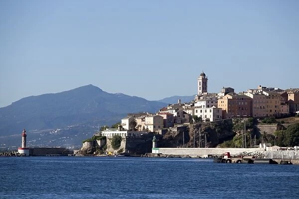 View of the old town, Bastia, Corsica, France, Mediterranean, Europe