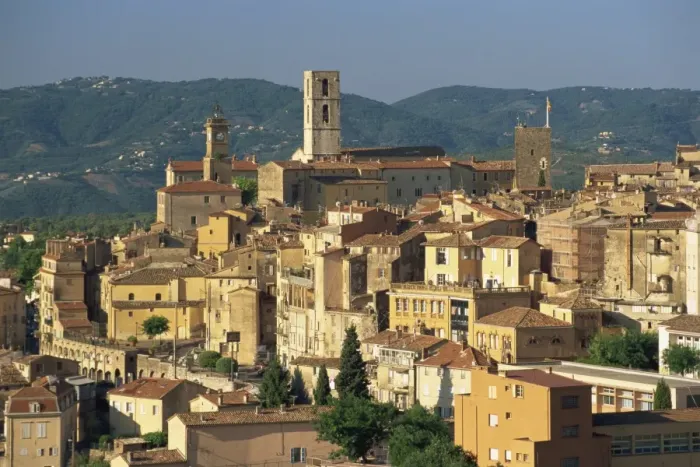 Framed Print : View of Old Town, Grasse, French perfume capital, Alpes-Maritimes, Provence Framed Print : View of Old Town, Grasse, French perfume capital, Alpes-Maritimes, Provence