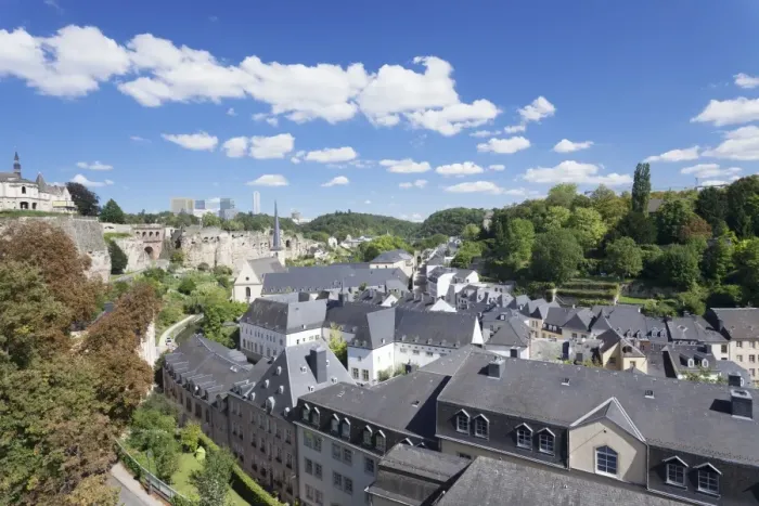 Framed Print : View over the old town with Neumunster Abbey, UNESCO World Heritage Site, in Framed Print : View over the old town with Neumunster Abbey, UNESCO World Heritage Site, in