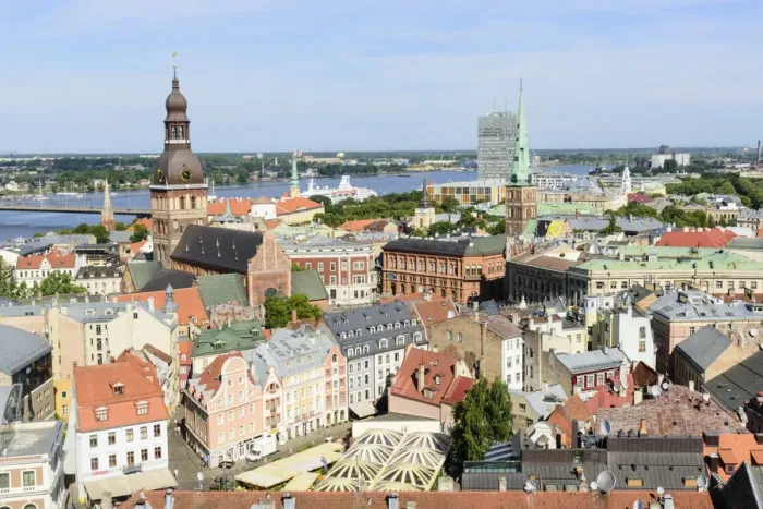 Framed Print : View of Old Town, Riga, Latvia Framed Print : View of Old Town, Riga, Latvia