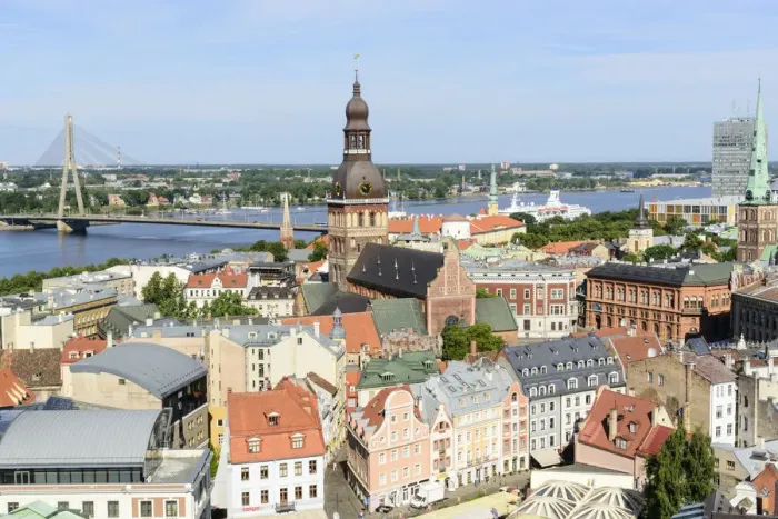Framed Print : View of Old Town, Riga, Latvia Framed Print : View of Old Town, Riga, Latvia