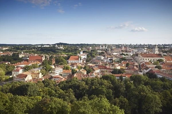 View of Old Town, Vilnius, Lithuania, Baltic States, Europe