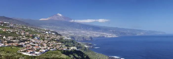 Framed Print : View over Orotava Valley to the north coast and Puerto de la Cruz and Pico del Teide Framed Print : View over Orotava Valley to the north coast and Puerto de la Cruz and Pico del Teide