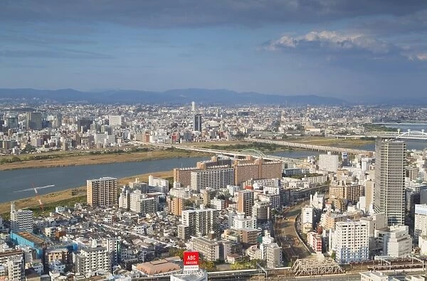 View of Osaka, Kansai, Japan, Asia