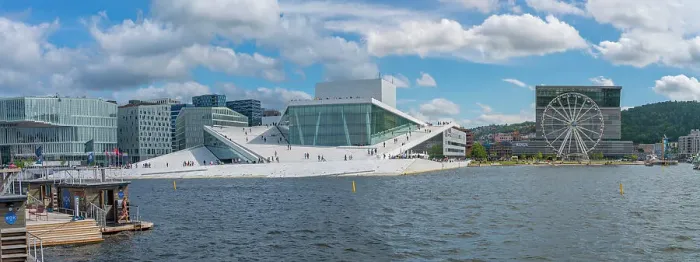 Framed Print : View of Oslo Opera House on sunny day, Oslo, Norway, Scandinavia, Europe Framed Print : View of Oslo Opera House on sunny day, Oslo, Norway, Scandinavia, Europe