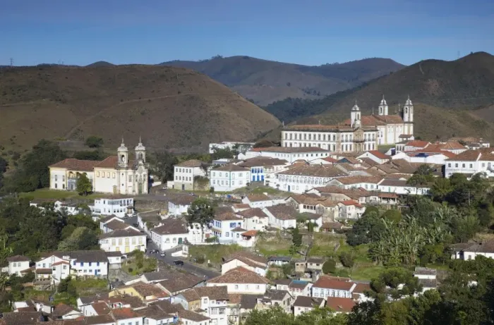 Framed Print : View of Ouro Preto, UNESCO World Heritage Site, Minas Gerais, Brazil, South America Framed Print : View of Ouro Preto, UNESCO World Heritage Site, Minas Gerais, Brazil, South America