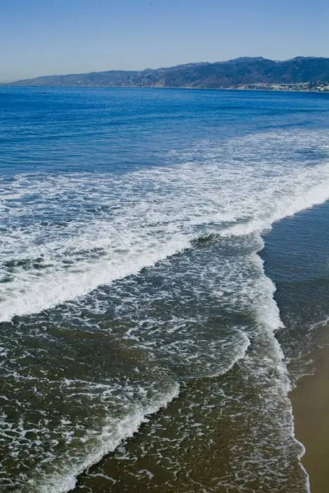 Framed Print : View of Pacific Ocean from Santa Monica Pier Framed Print : View of Pacific Ocean from Santa Monica Pier