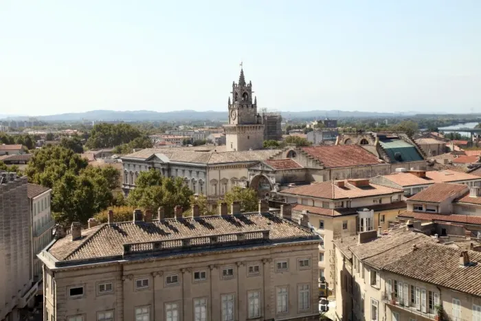 Framed Print : View from the Palais des Papes of the city centre, UNESCO World Heritage Site, Avignon, Rhone Valley, Provence, France, Europe Framed Print : View from the Palais des Papes of the city centre, UNESCO World Heritage Site, Avignon, Rhone Valley, Provence, France, Europe