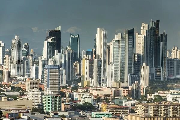 View over Panama City from El Ancon, Panama, Central America