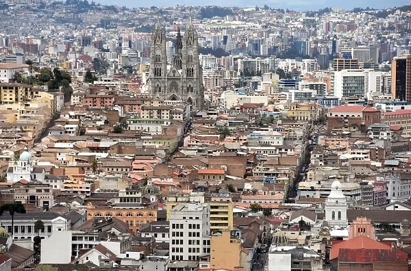 View from Panecillo, Quito, Ecuador, South America