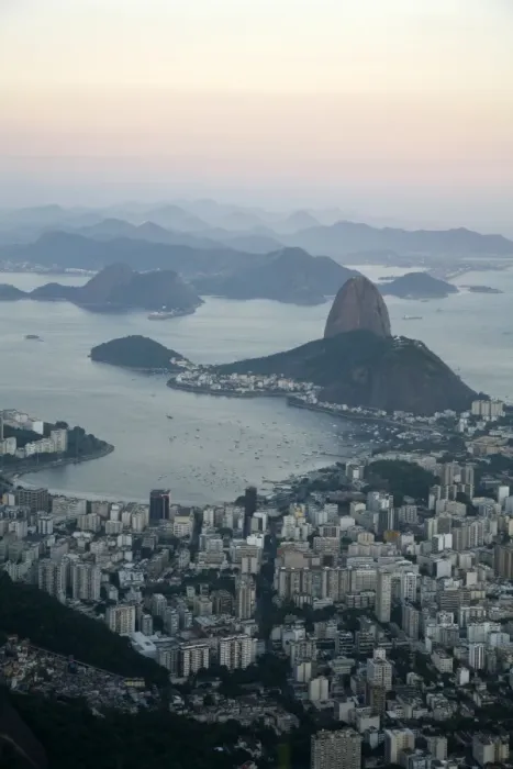 Framed Print : View of the Pao de Acucar (Sugar Loaf Mountain) and the Bay of Botafogo, Rio de Janeiro, Brazil, South America Framed Print : View of the Pao de Acucar (Sugar Loaf Mountain) and the Bay of Botafogo, Rio de Janeiro, Brazil, South America