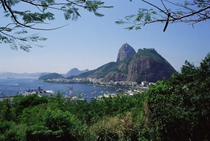 Framed Print : View of Pao de Acucar (Sugar Loaf), Rio de Janeiro, Brazil, South America Framed Print : View of Pao de Acucar (Sugar Loaf), Rio de Janeiro, Brazil, South America