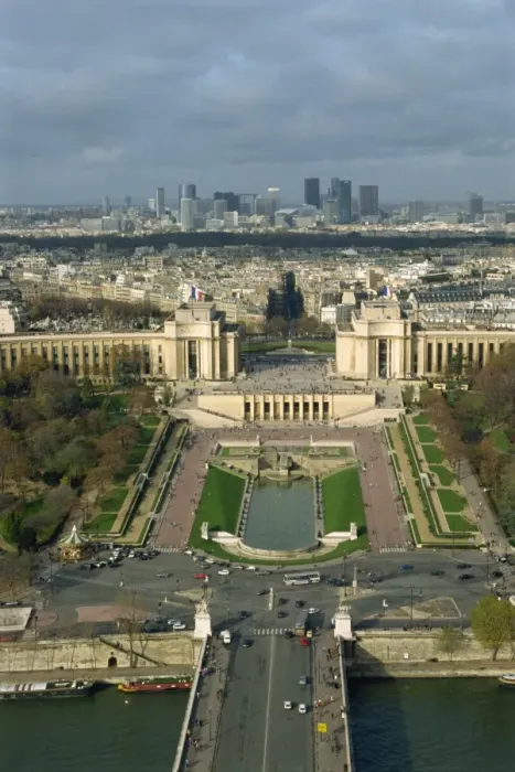 Framed Print : View of Paris from the Eiffel Tower, Paris, France, Europe Framed Print : View of Paris from the Eiffel Tower, Paris, France, Europe
