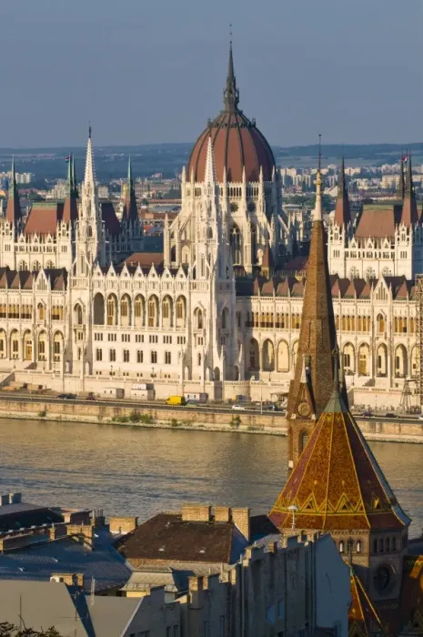 Framed Print : View of the Parliament Building, Budapest, Hungary, Europe Framed Print : View of the Parliament Building, Budapest, Hungary, Europe