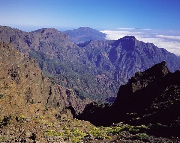 View over Parque Nacional de la Caldera de Taburiente