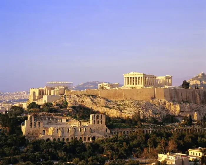 Framed Print : View of the Parthenon and the Acropolis seen from Filopappos Hill Framed Print : View of the Parthenon and the Acropolis seen from Filopappos Hill