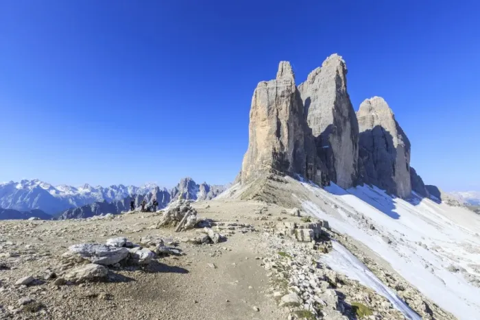 Framed Print : View of the Three Peaks of Lavaredo on a summer day, Sesto, Dolomites, Trentino-Alto Adige Framed Print : View of the Three Peaks of Lavaredo on a summer day, Sesto, Dolomites, Trentino-Alto Adige