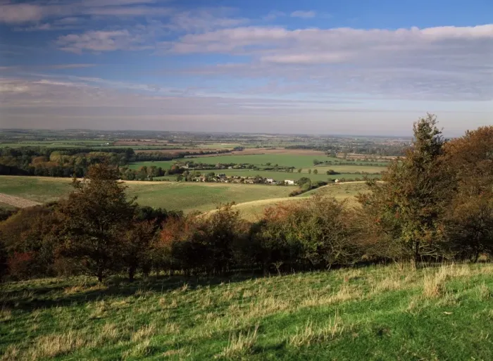 Framed Print : View from the Pegston Hills, an Area of Outstanding Natural Beauty, of Hertfordshire Framed Print : View from the Pegston Hills, an Area of Outstanding Natural Beauty, of Hertfordshire