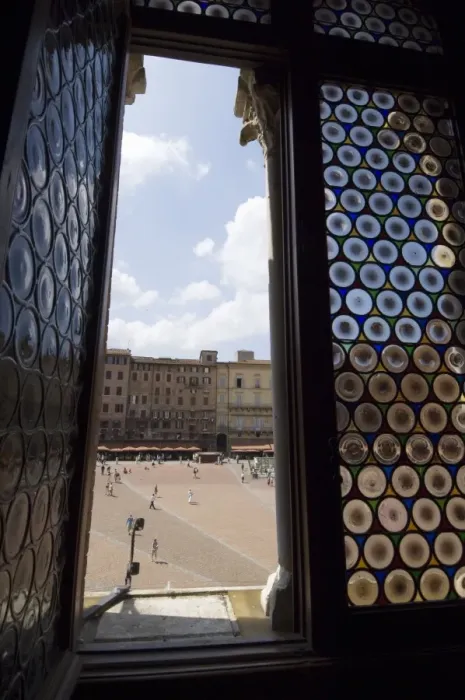 Framed Print : View of the Piazza del Campo from the Palazzo Pubblico Framed Print : View of the Piazza del Campo from the Palazzo Pubblico