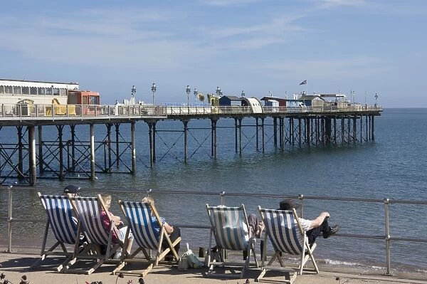 A view of the Pier, Teignmouth, Devon, England, United Kingdom, Europe