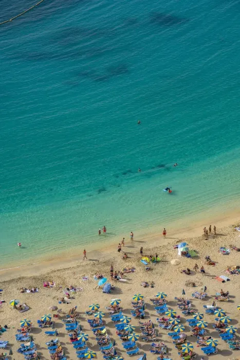 Framed Print : View of Playa de Amadores beach from elevated position, Puerto Rico, Gran Canaria, Canary Islands, Spain, Atlantic, Europe Framed Print : View of Playa de Amadores beach from elevated position, Puerto Rico, Gran Canaria, Canary Islands, Spain, Atlantic, Europe