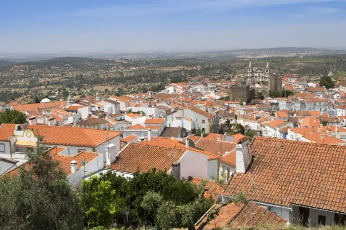 Framed Print : View of Portalegre, capital of the northern Alentejo, Portugal, Europe Framed Print : View of Portalegre, capital of the northern Alentejo, Portugal, Europe