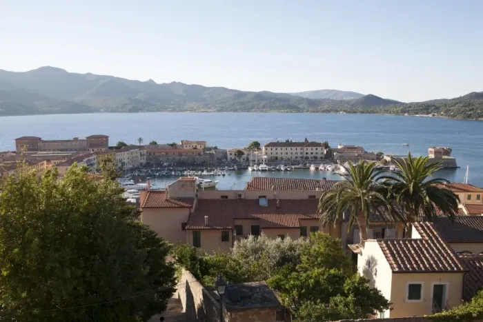 Framed Print : View over Portoferraio, Elba Island, Italy, Mediterranean, Europe Framed Print : View over Portoferraio, Elba Island, Italy, Mediterranean, Europe