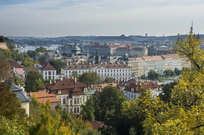 Framed Print : View over Prague from Prague castle, Prague, Czech Republic, Europe Framed Print : View over Prague from Prague castle, Prague, Czech Republic, Europe