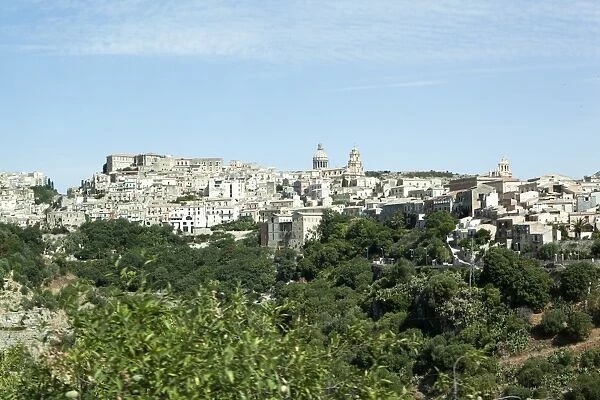 View of Ragusa, Ibla, Sicily, Italy, Europe