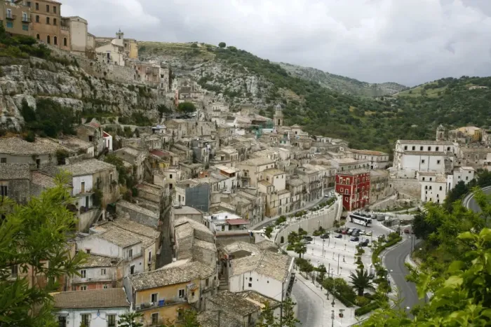Framed Print : View over Ragusa Ibla, UNESCO World Heritage Site, Ragusa, Sicily, Italy, Europe