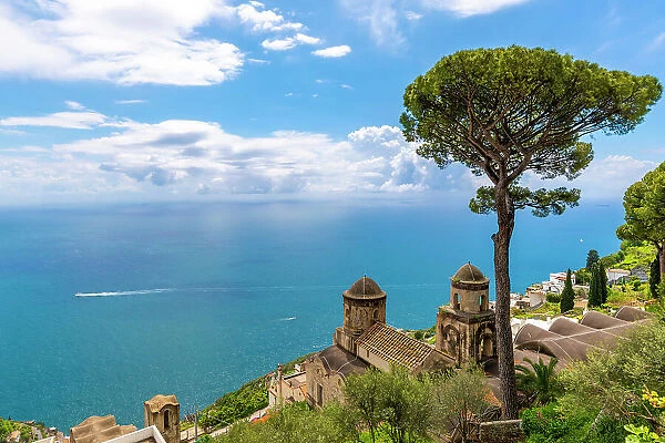 View from Ravello, Amalfi Coast (Costiera Amalfitana), UNESCO World Heritage Site, Campania, Italy, Europe